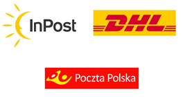 Partnerzy wysyłkowi: InPost, DHL, Poczta Polska